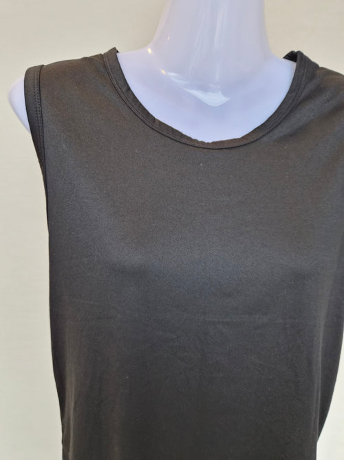 Black Sleeveless Tank Top Free Size