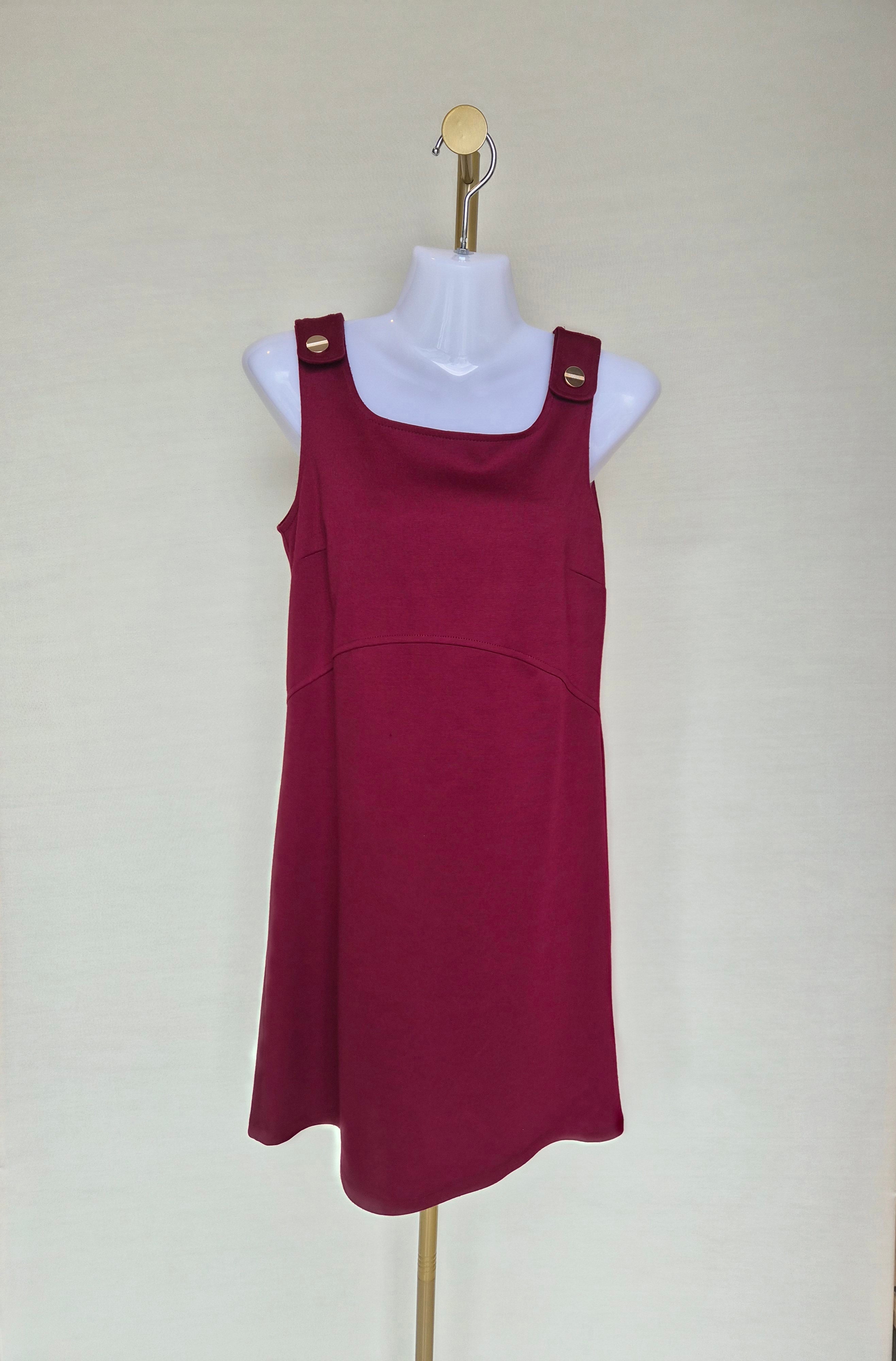 Dorothy Perkins Burgundy Shift Dress – UK 6 (US 2 / EU 34 / XS)