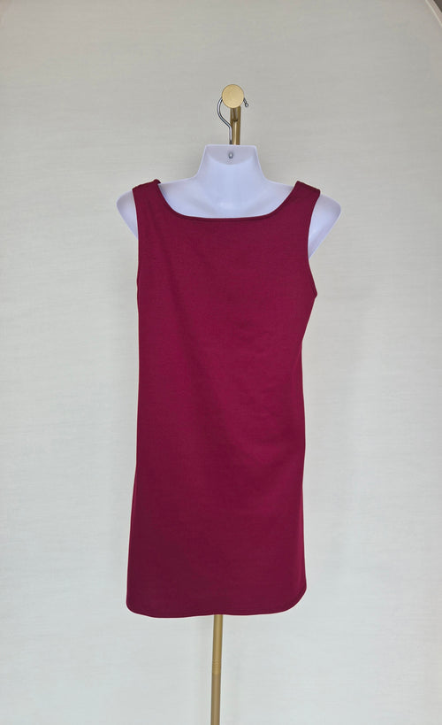 Dorothy Perkins Burgundy Shift Dress – UK 6 (US 2 / EU 34 / XS)