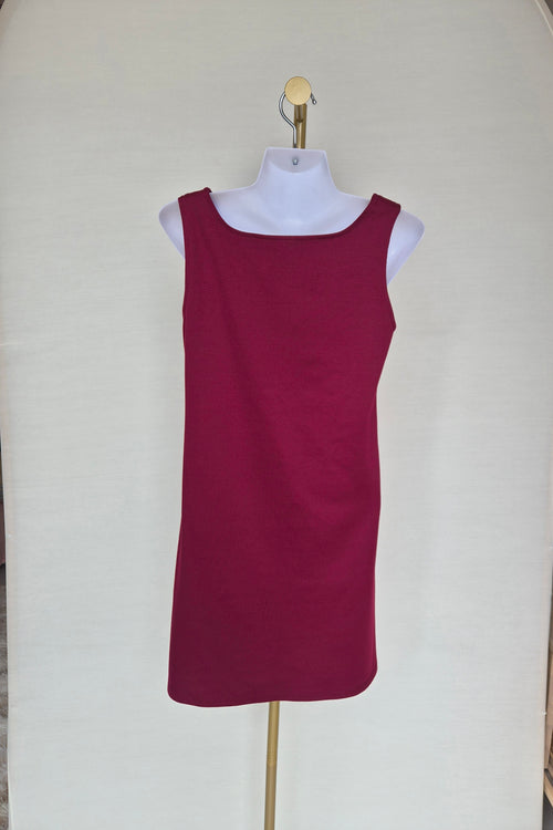 Dorothy Perkins Burgundy Shift Dress – UK 6 (US 2 / EU 34 / XS)