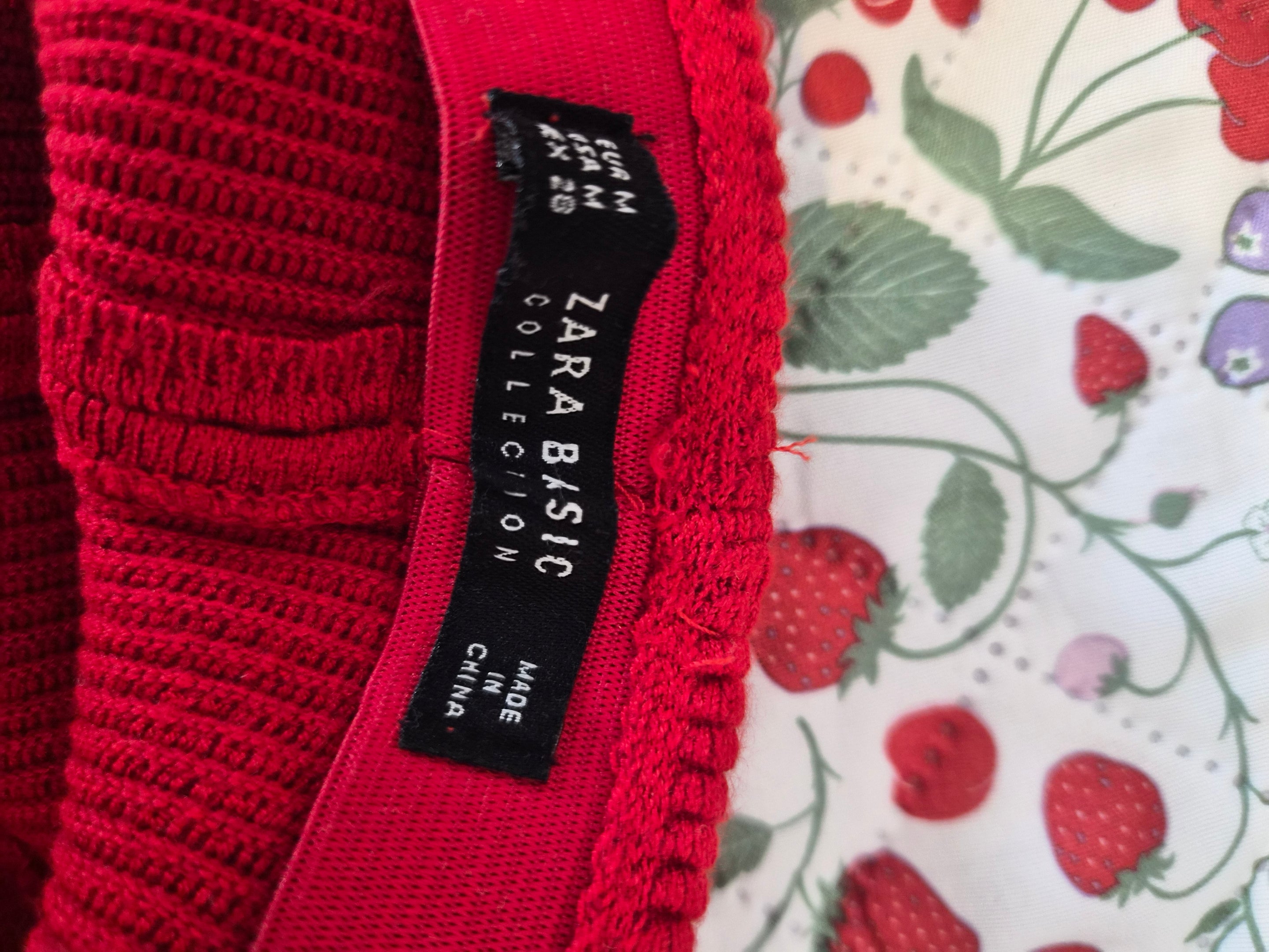 ZARA BASIC Collection Knit Flare Skirt (Size M)
