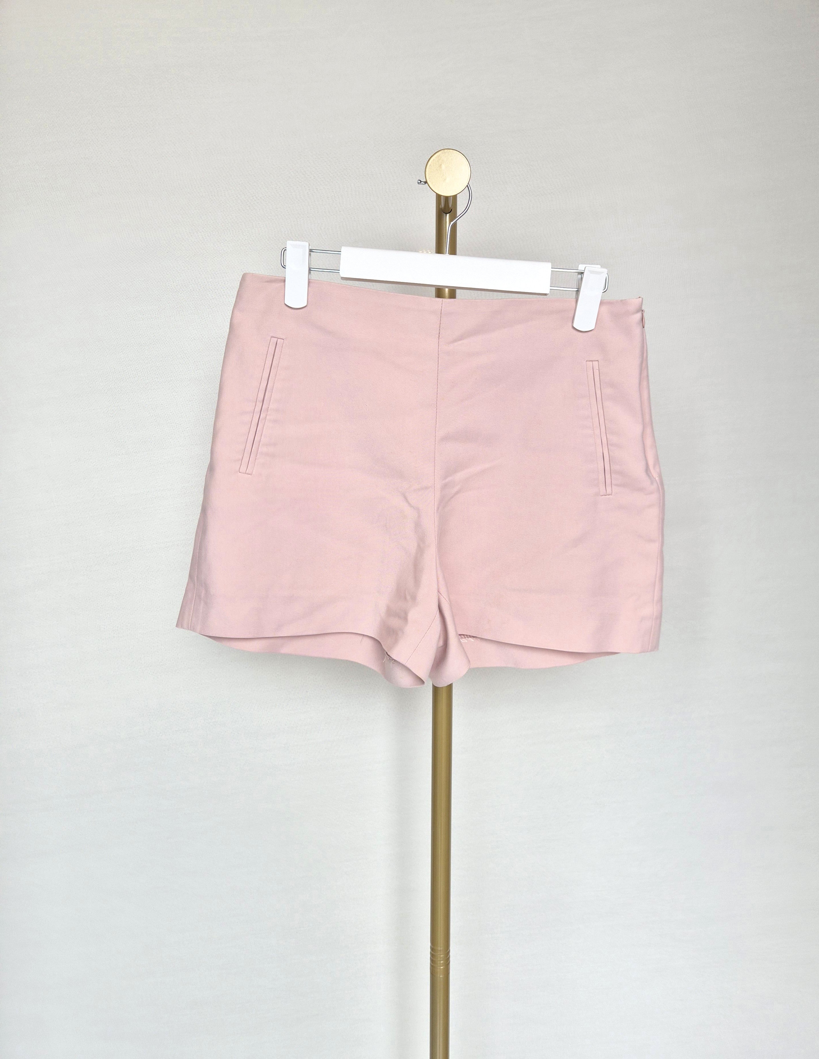 ZARA BASIC Blush Pink Tailored Shorts (Size M / EUR 38)