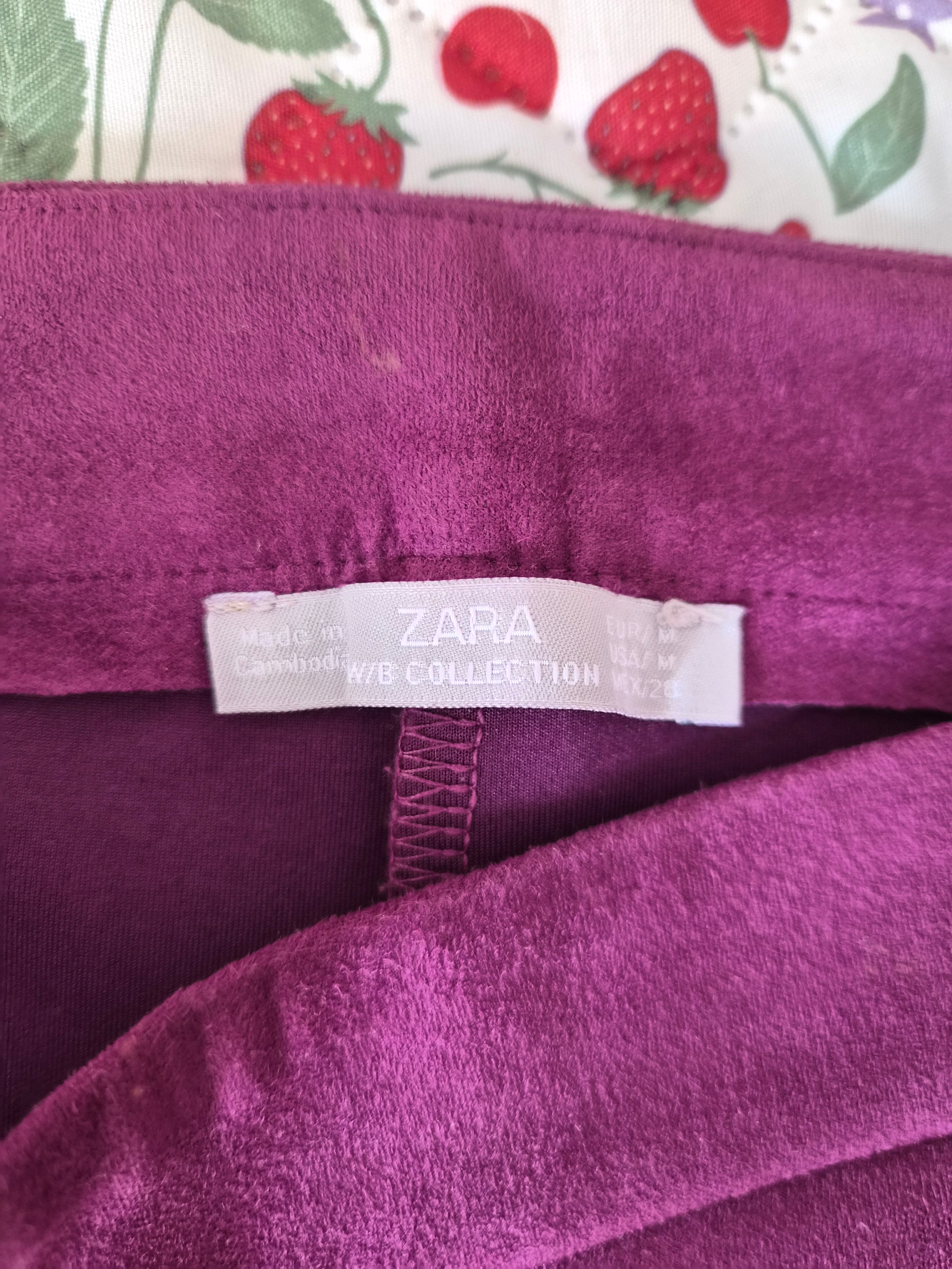 ZARA W/B Collection Faux Suede Shorts (Size M / UK 12)