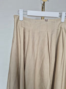 Saturday Club Champagne A-Line Midi Skirt (XL)