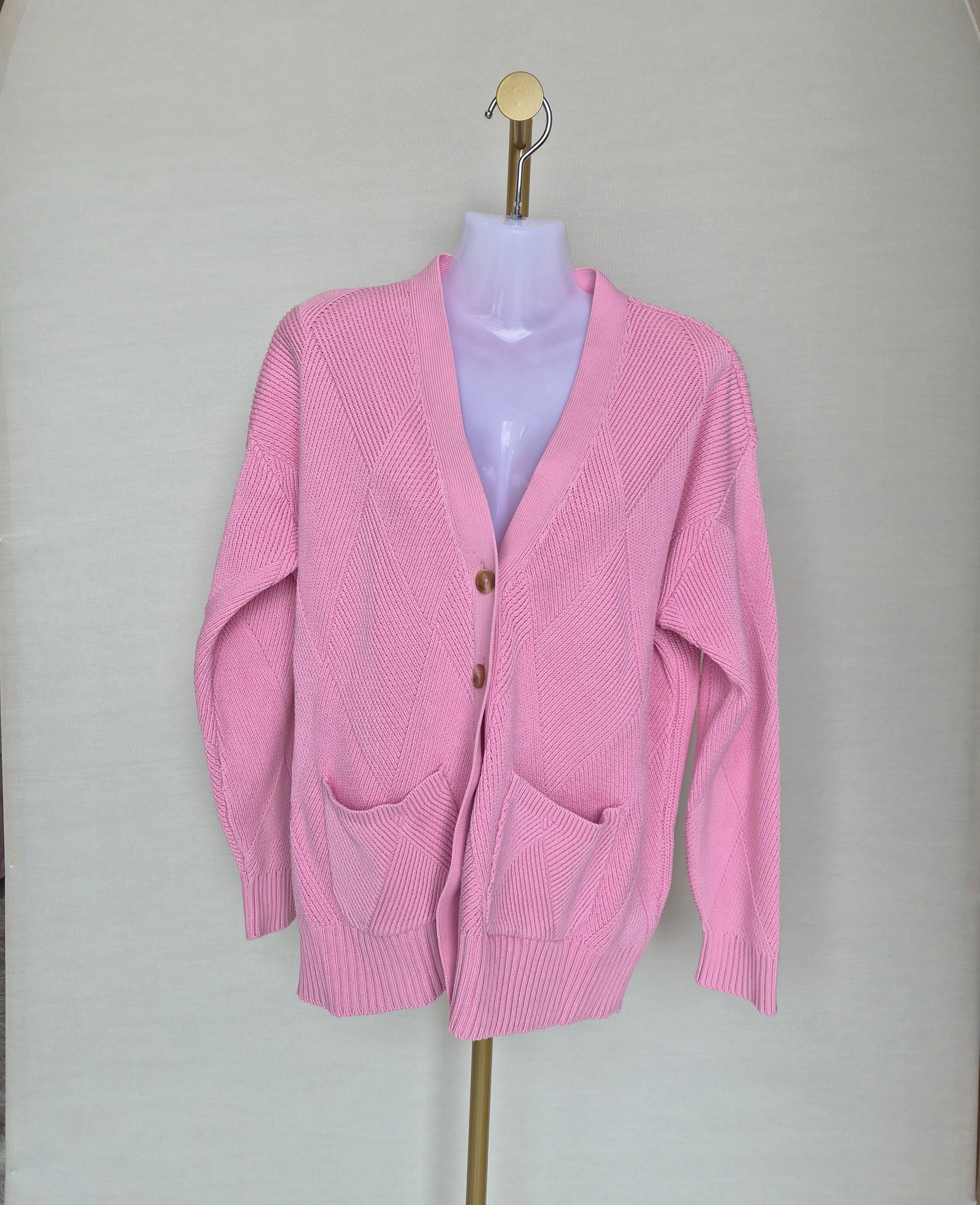 M&S Collection Pink Knit Cardigan – Size M