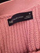 M&S Collection Pink Knit Cardigan – Size M