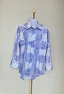 Minespoint Tie-Dye Long Sleeve Shirt – Lavender/White Free Size