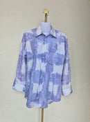 Minespoint Tie-Dye Long Sleeve Shirt – Lavender/White Free Size