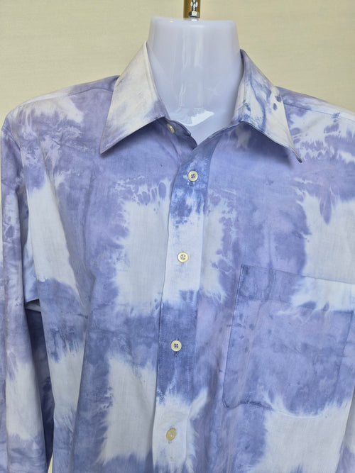 Minespoint Tie-Dye Long Sleeve Shirt – Lavender/White Free Size