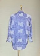 Minespoint Tie-Dye Long Sleeve Shirt – Lavender/White Free Size