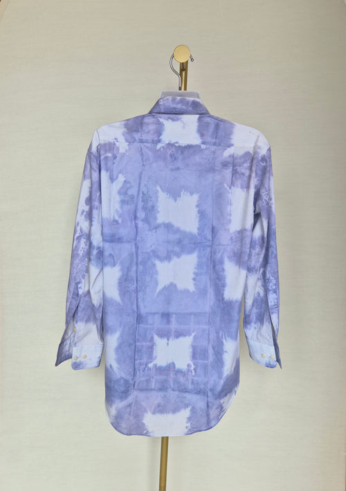 Minespoint Tie-Dye Long Sleeve Shirt – Lavender/White Free Size