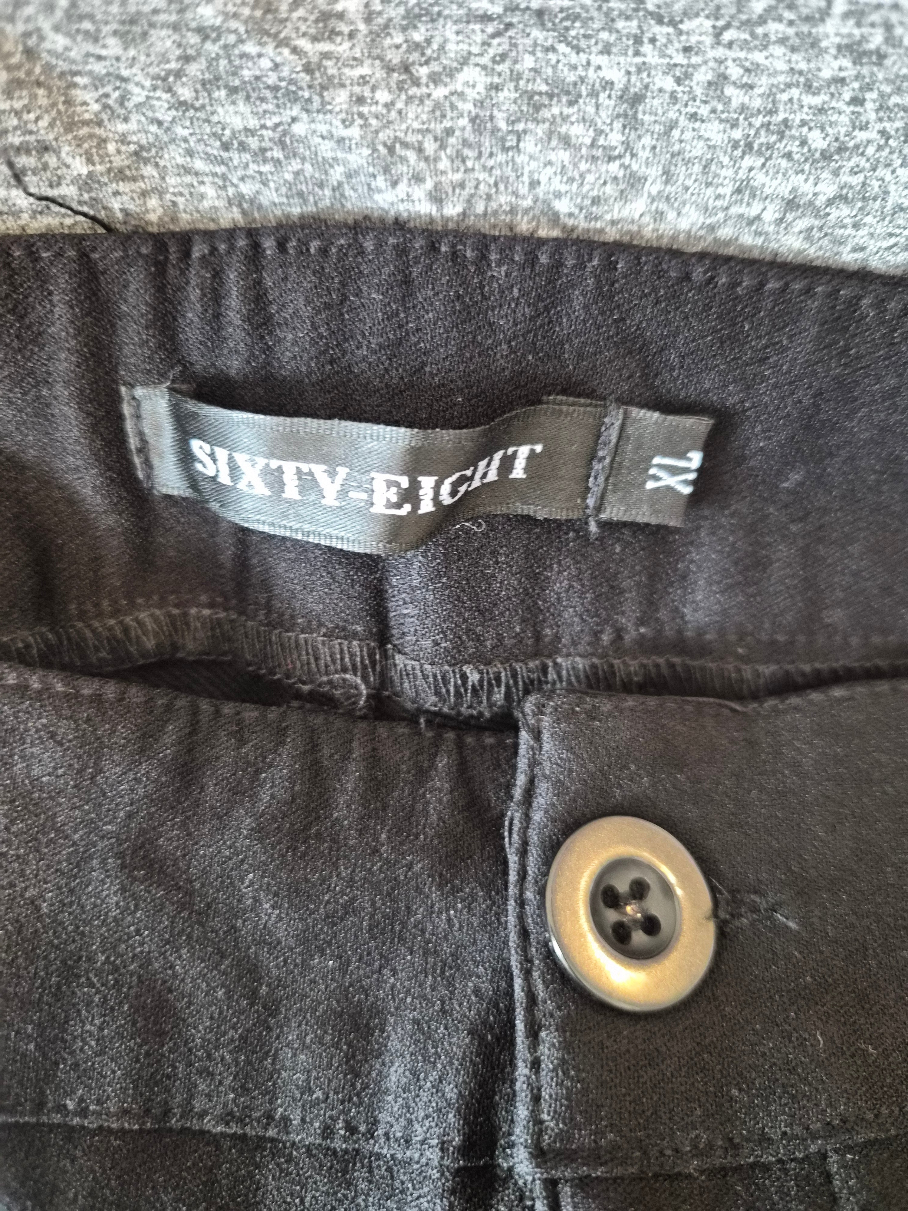 Sixty-Eight Black Slim Fit Pants (XL)
