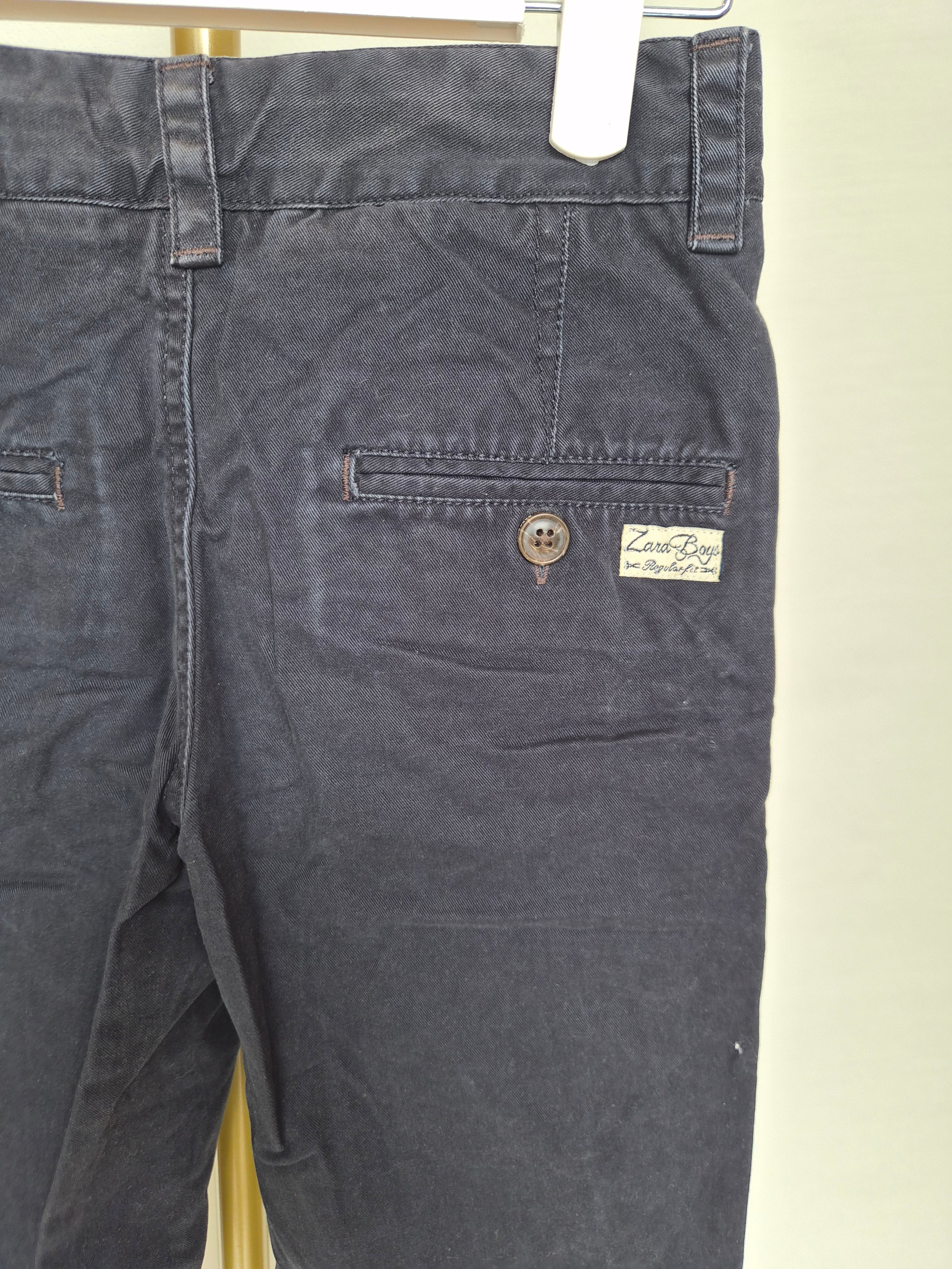 Zara Boys Chino Pants – Navy (Size 7–8 Years / 128 cm)