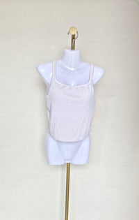 UNIQLO AIRism Ribbed Cropped Cami – Size L