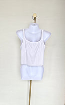 UNIQLO AIRism Ribbed Cropped Cami – Size L