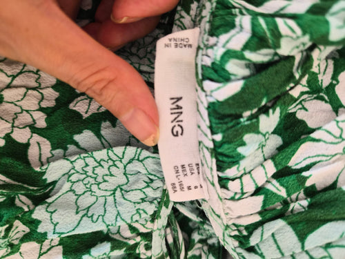 MNG Floral Ruffle Midi Dress – Size M