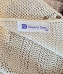 Graceful Days Pointelle Knit Cardigan  Size: M