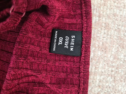 SHEIN Curve Ribbed Cami Dress – XL