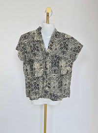July Signature Botanical Blouse – Size S