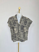 July Signature Botanical Blouse – Size S