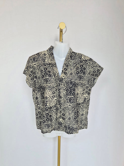 July Signature Botanical Blouse – Size S