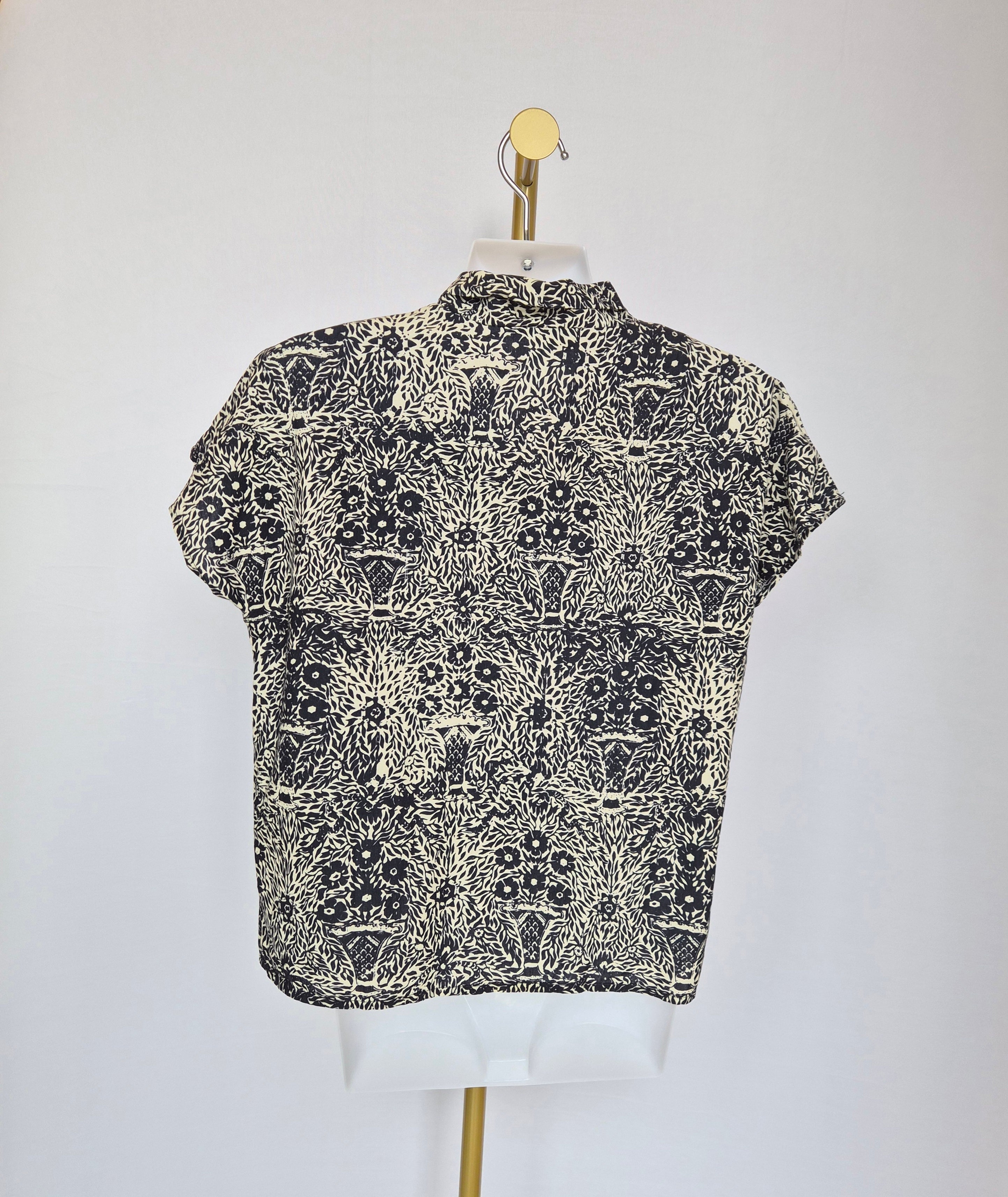 July Signature Botanical Blouse – Size S
