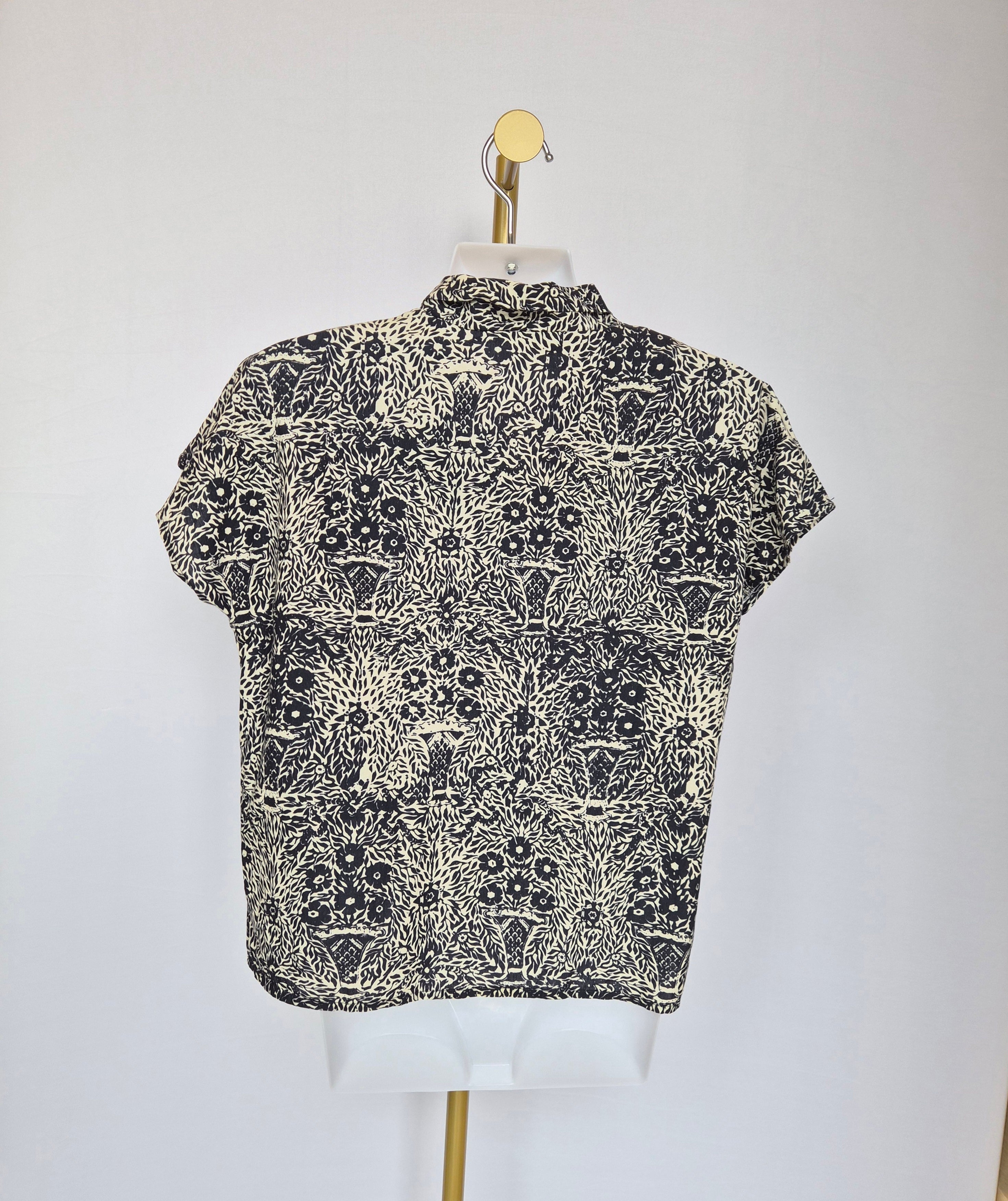 July Signature Botanical Blouse – Size S