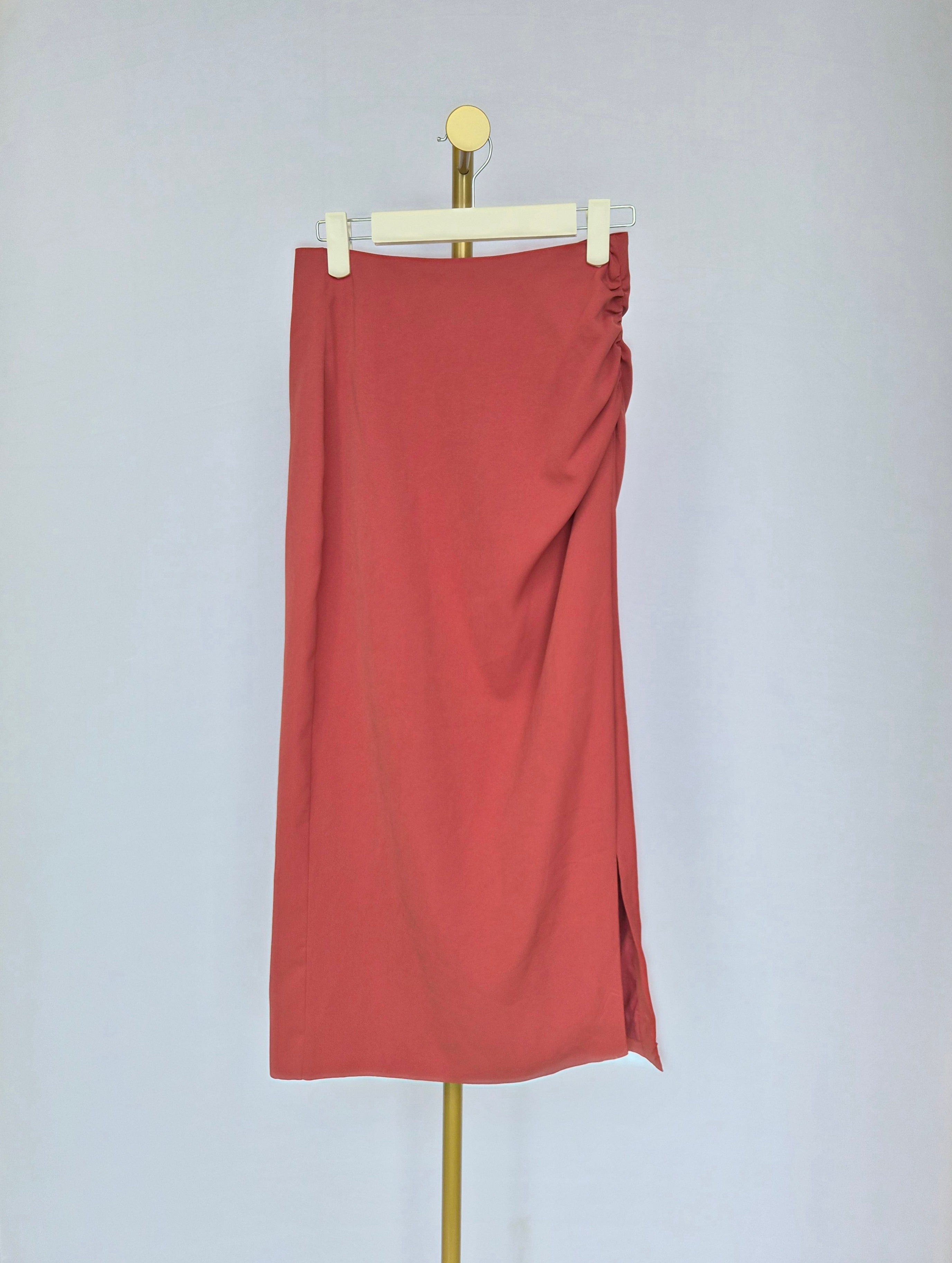 Love, Bonito Ruched Wrap Midi Skirt (XS / UK 6)