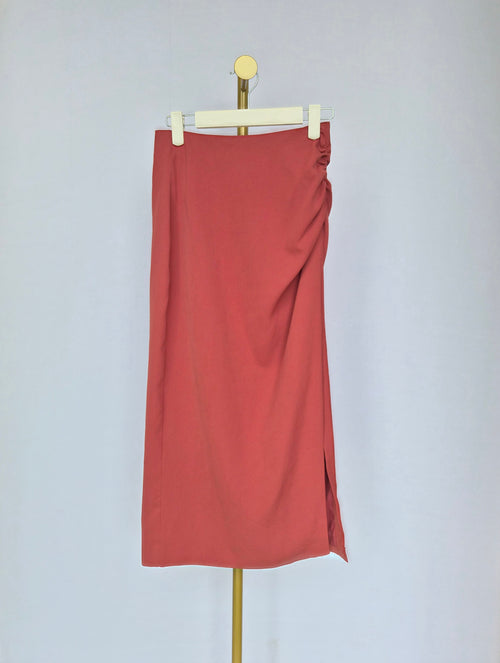 Love, Bonito Ruched Wrap Midi Skirt (XS / UK 6)