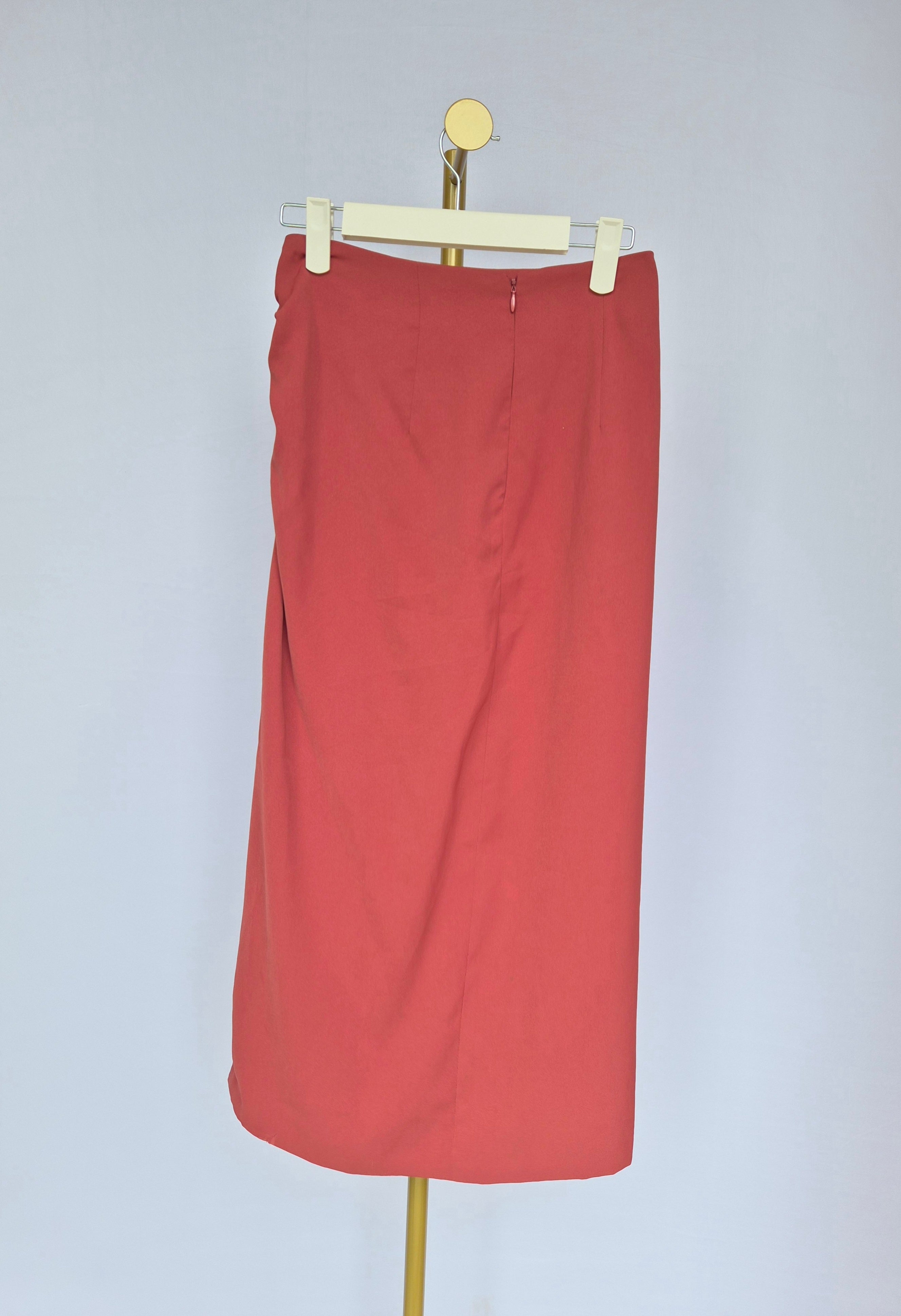 Love, Bonito Ruched Wrap Midi Skirt (XS / UK 6)