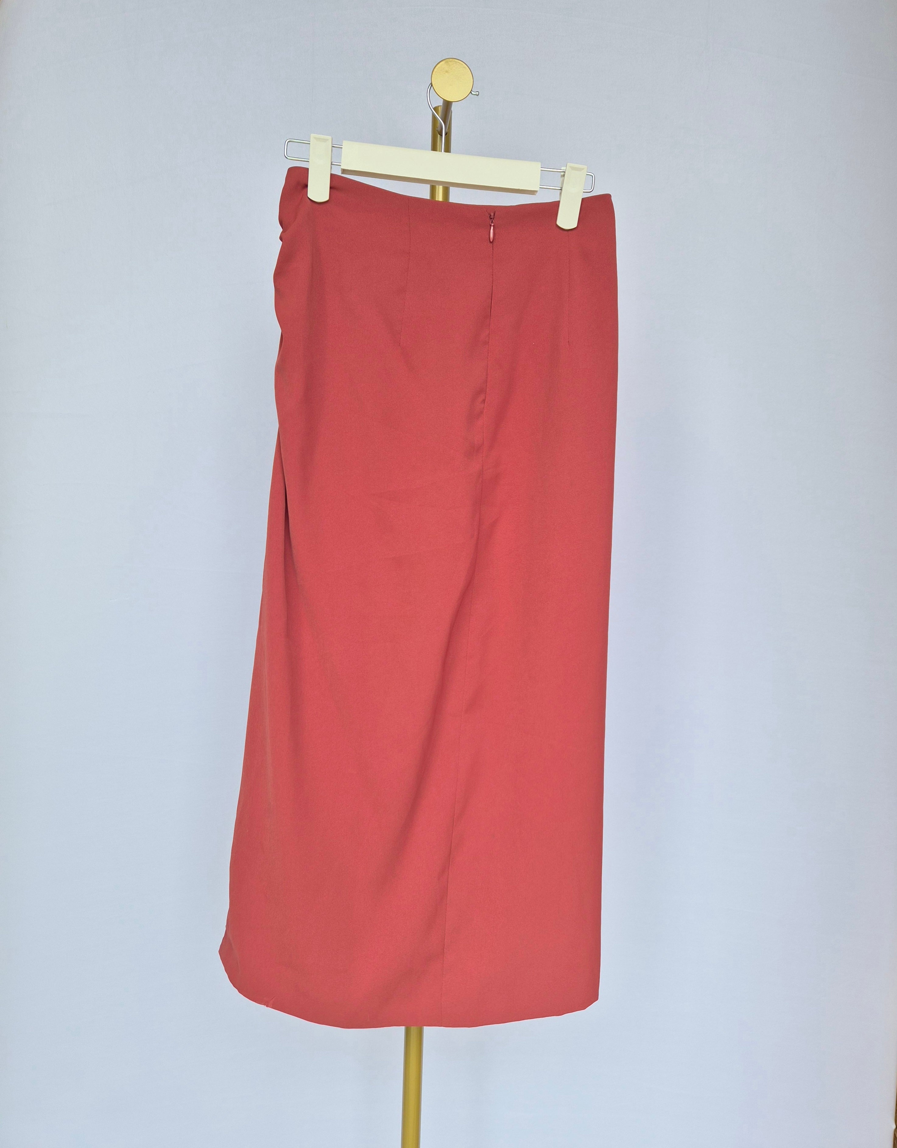 Love, Bonito Ruched Wrap Midi Skirt (XS / UK 6)