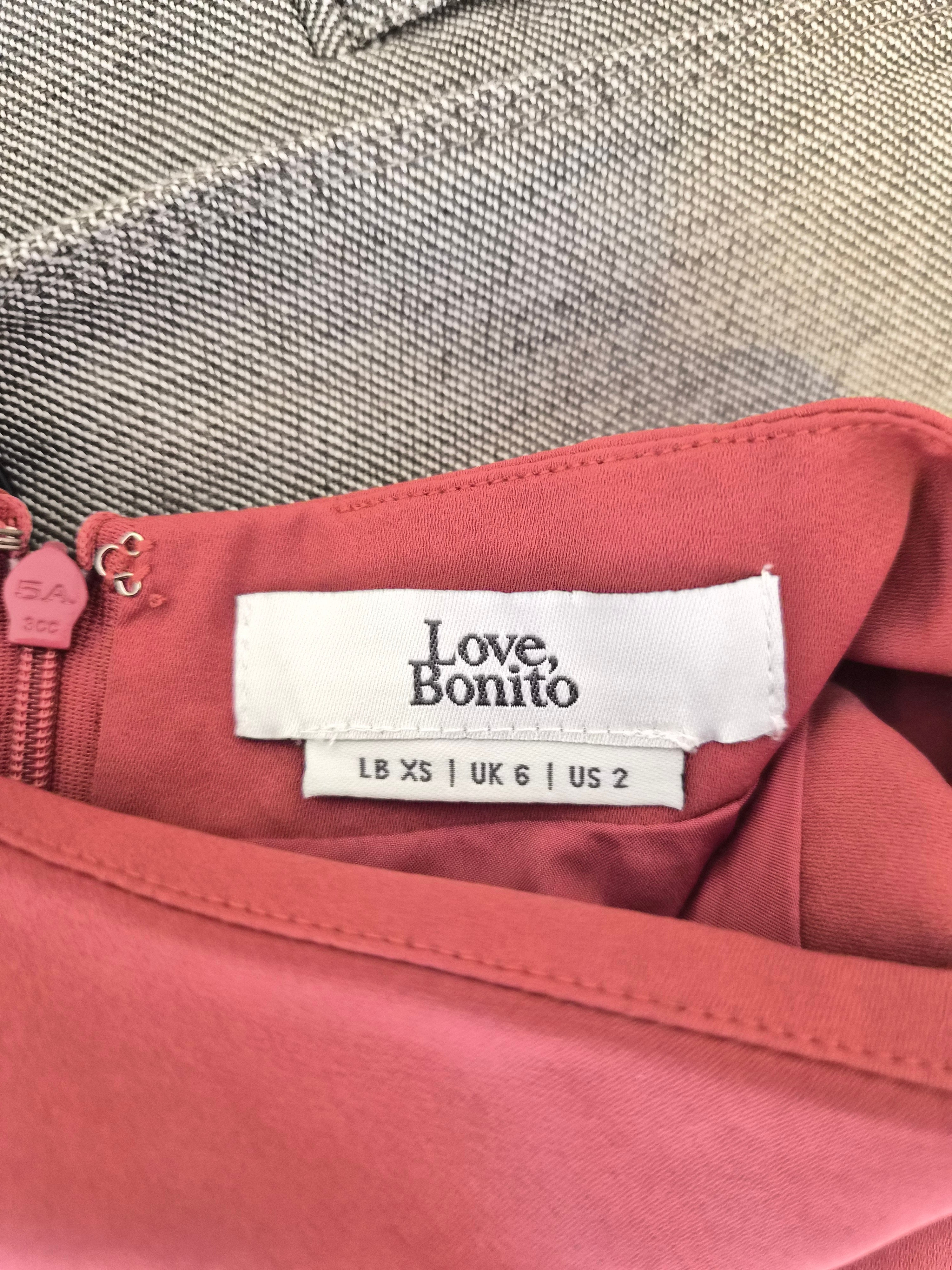 Love, Bonito Ruched Wrap Midi Skirt (XS / UK 6)