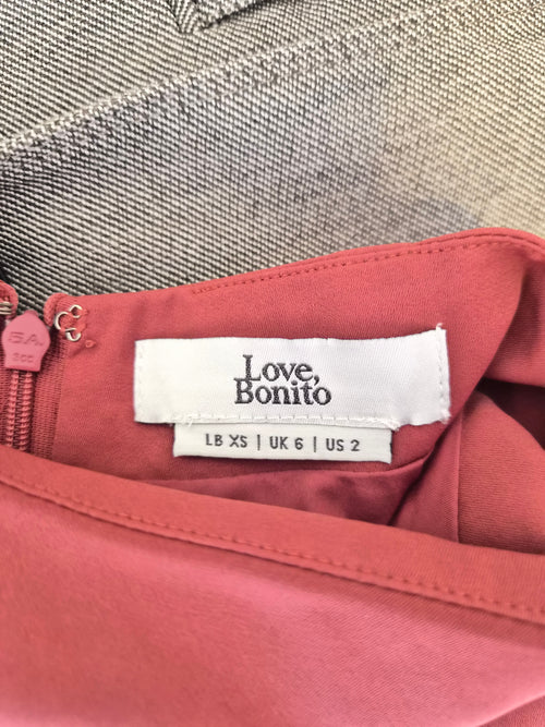 Love, Bonito Ruched Wrap Midi Skirt (XS / UK 6)