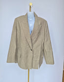 ZARA Wool Collection Beige Tailored Blazer – Size EUR/USA MEX 26