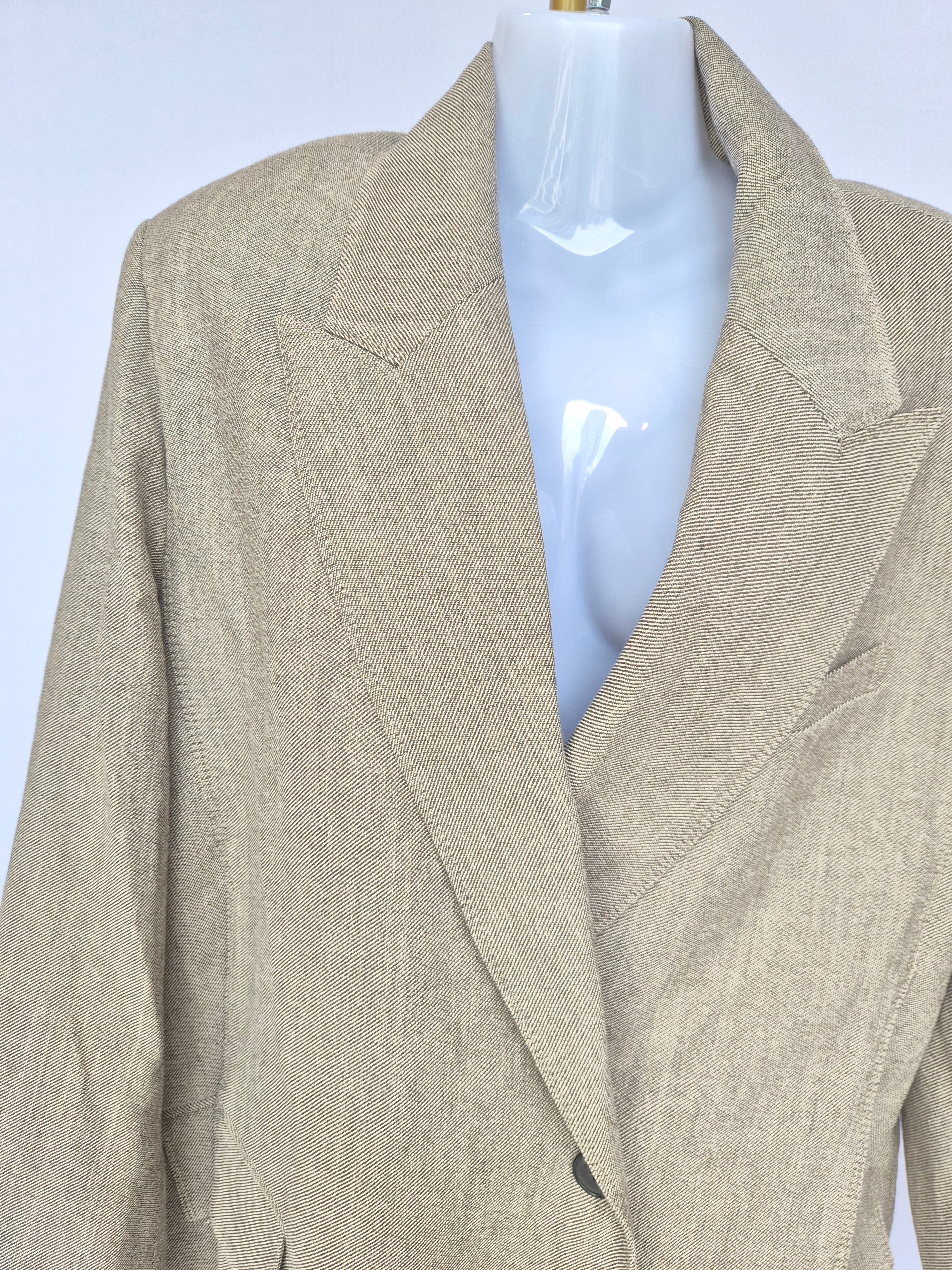ZARA Wool Collection Beige Tailored Blazer – Size EUR/USA MEX 26