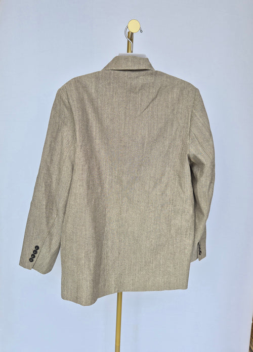 ZARA Wool Collection Beige Tailored Blazer – Size EUR/USA MEX 26