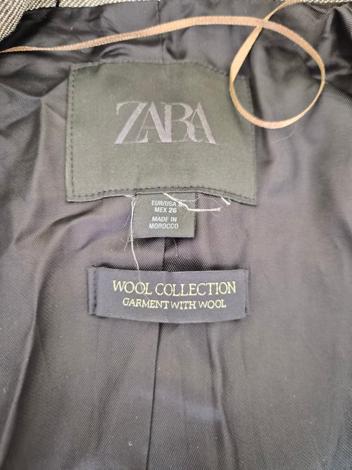 ZARA Wool Collection Beige Tailored Blazer – Size EUR/USA MEX 26