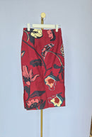 Love, Bonito Studio Floral Pencil Skirt – Size S (UK 8)