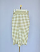 Love, Bonito Gingham Knit Midi Skirt – Size S (UK 8)