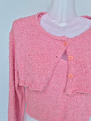 Attention (Korea) Pink Cropped Knit