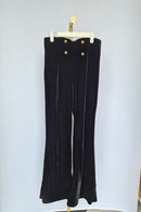 AG Collective Black Velvet Flared Pants – Size M