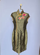Butterfly Embroidered Cheongsam Dress
