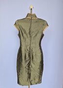 Butterfly Embroidered Cheongsam Dress
