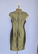 Butterfly Embroidered Cheongsam Dress