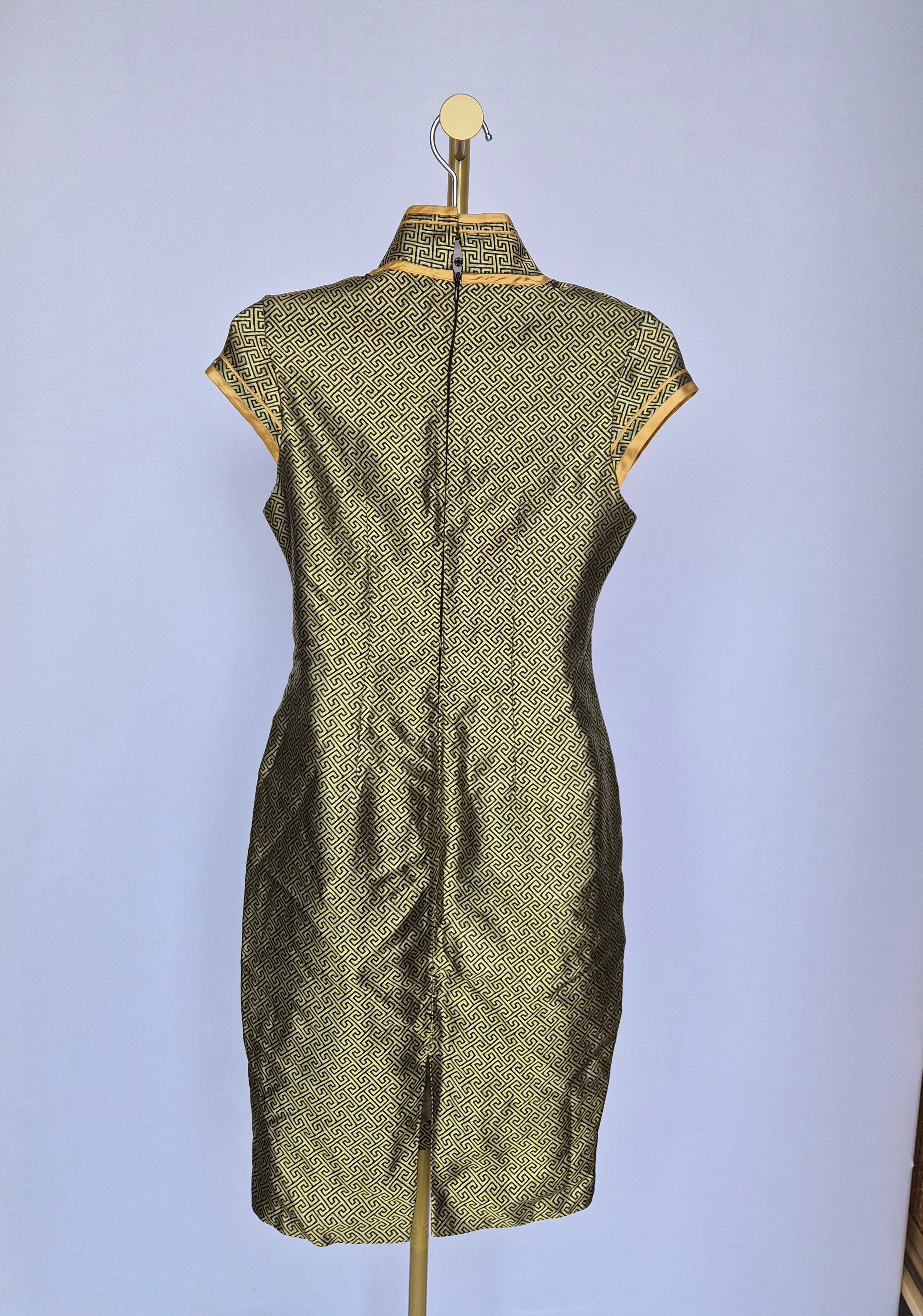 Butterfly Embroidered Cheongsam Dress