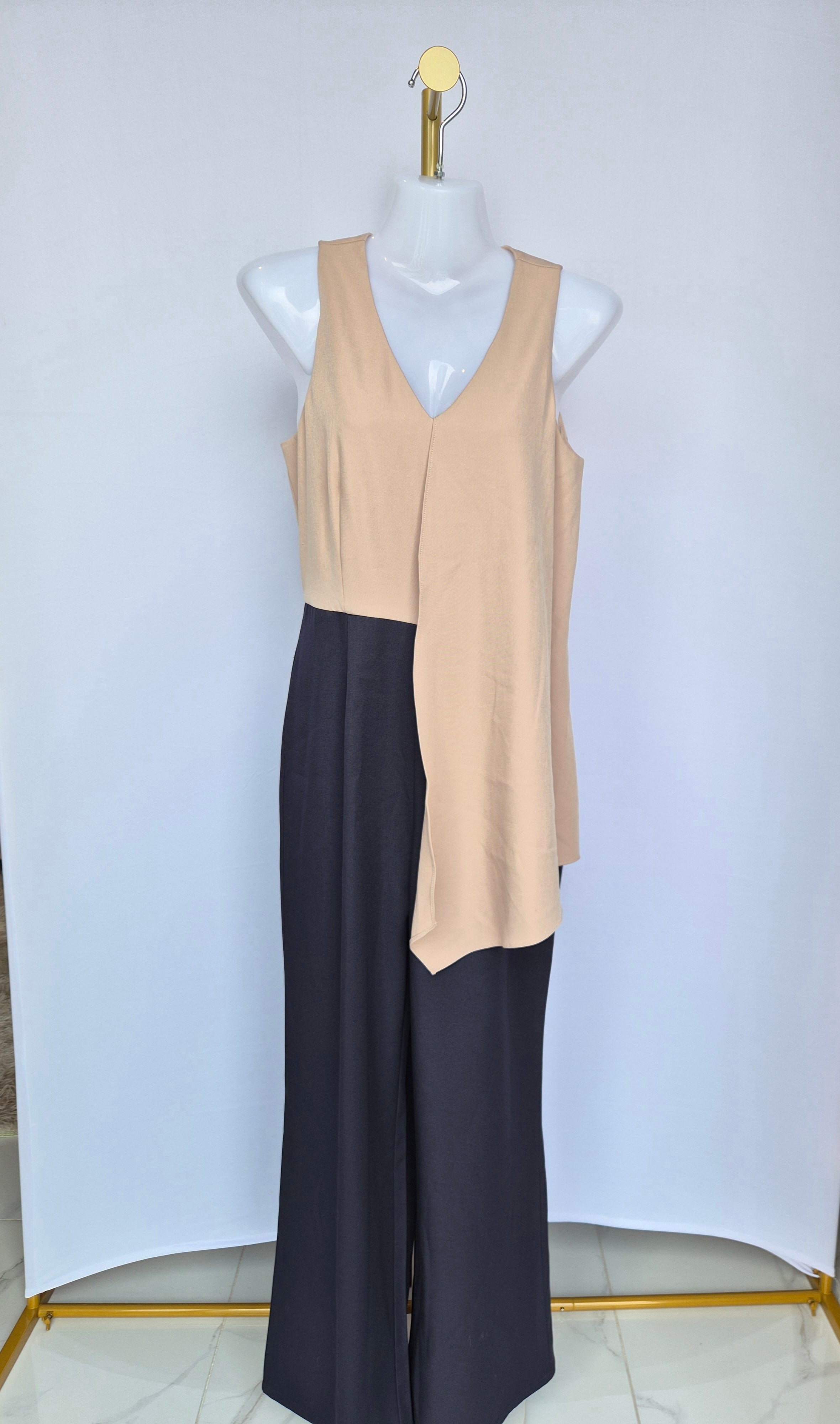 Love, Bonito Colourblock Wide-Leg Jumpsuit (Size S / UK 8)