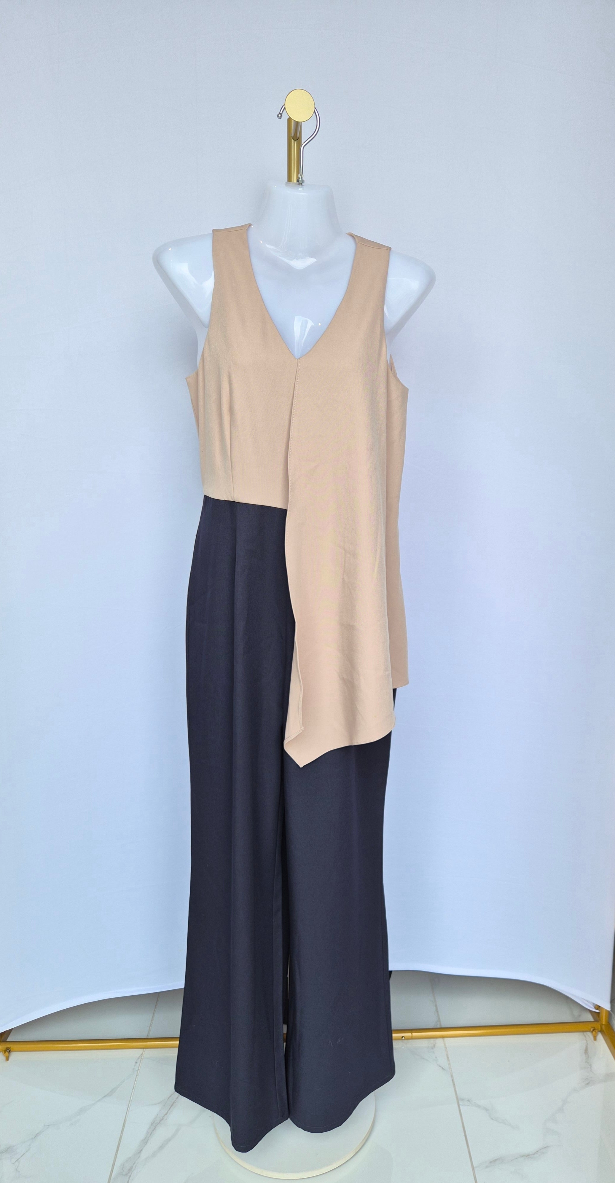 Love, Bonito Colourblock Wide-Leg Jumpsuit (Size S / UK 8)