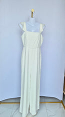 Lylas by Love, Bonito White Wide-Leg Jumpsuit (Size S / UK 8)
