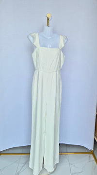 Lylas by Love, Bonito White Wide-Leg Jumpsuit (Size S / UK 8)