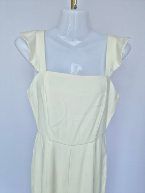 Lylas by Love, Bonito White Wide-Leg Jumpsuit (Size S / UK 8)